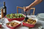 Keramički pekač STAUB Set 3/1 Crveni Pravougaoni - Slika 3