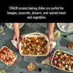 Keramički pekač STAUB Set 3/1 Crveni Pravougaoni - Slika 4