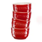 Keramičke činije STAUB 4/1 8 cm Crvena