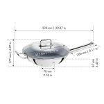 Wok Inox ZWILLING 32 cm Plus - Slika 2