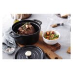 STAUB Cocotte 24 Black DEEP - Slika 2