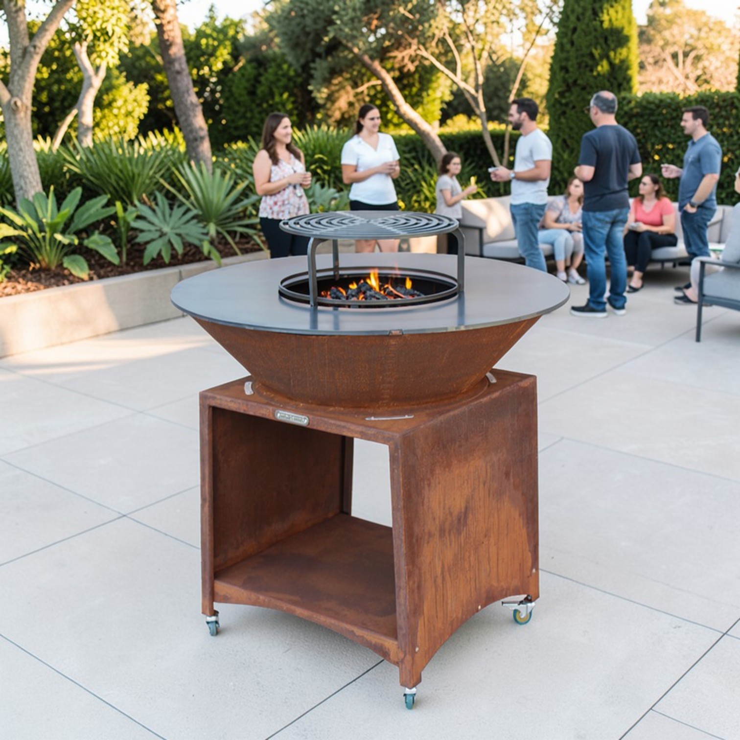 Plancha Grill 100 Manji Corten Čelik 2 PLANCHA GRILL Fiesta