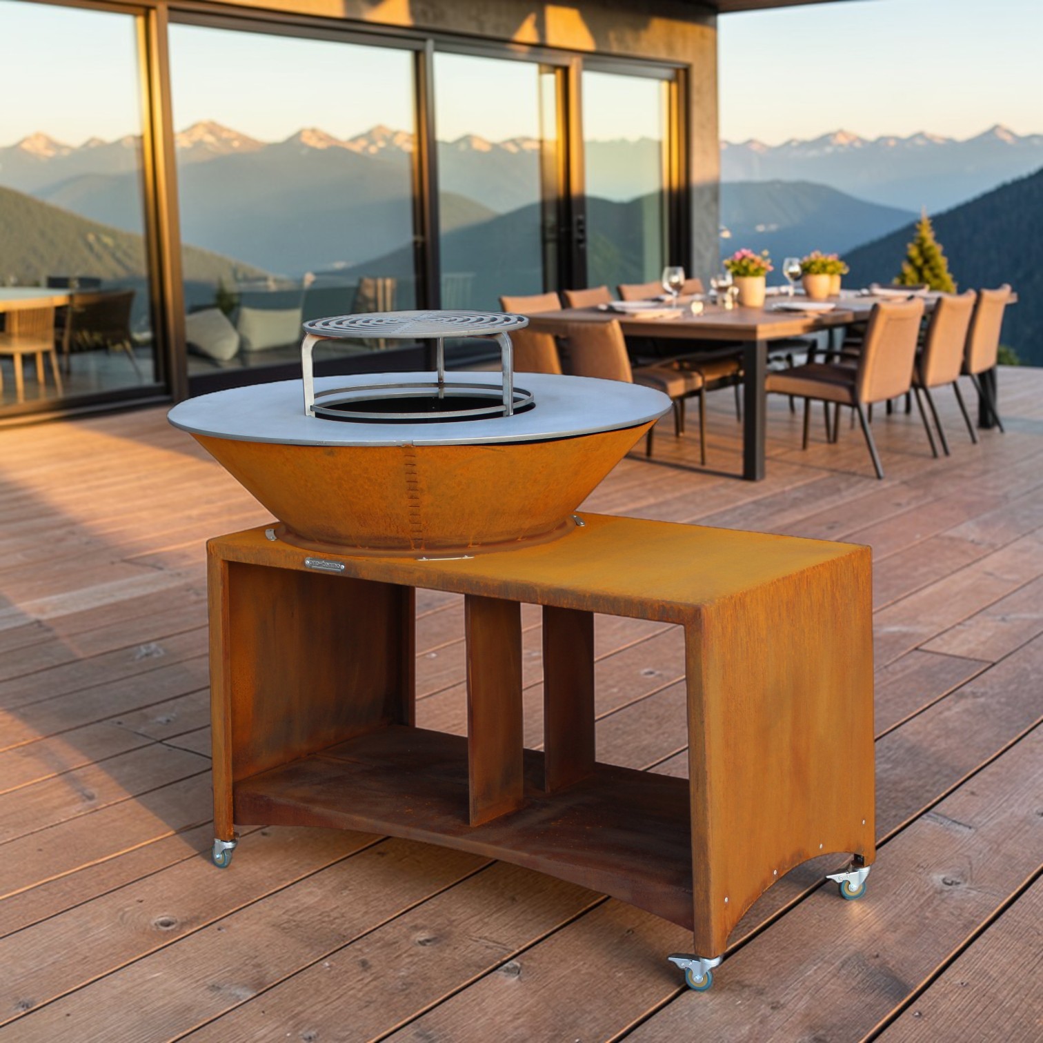 Plancha Grill 100 Veći Corten Inox 2 PLANCHA GRILL Fiesta Island